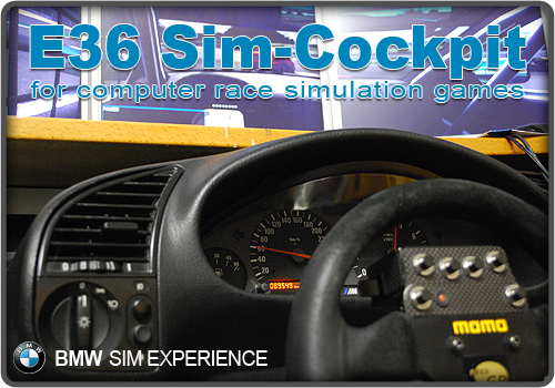 BMW E36 Sim-Cockpit
